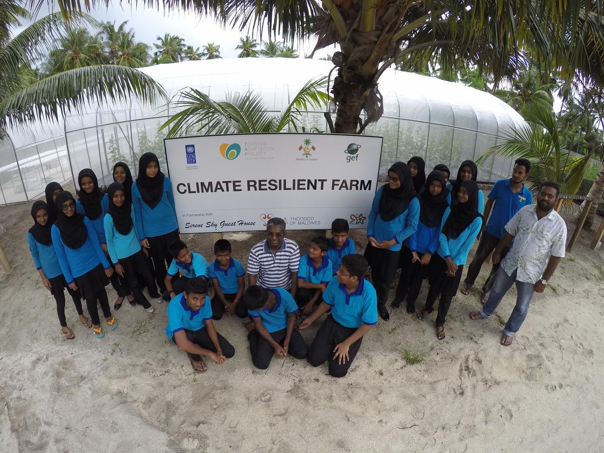 Serene Sky Guest House Thoddoo-Atoll Exterior foto